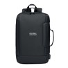 Sac à dos ordinateur  personnalisable 300D RPET - SINGAPORE Matières : PET Couleurs : noir marquage laser ultra précis