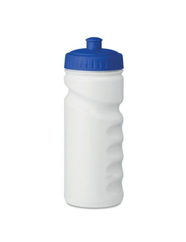 Gourde sportive personnalisée 500ml en PE - SPOT EIGHT Matières : polyéthylène (PE) Couleurs : bleu impression haute définition