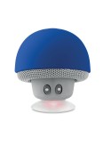 Haut-parleur sans fil pratique 3W personnalisé MUSHROOM Matières : ABS Couleurs : bleu royal