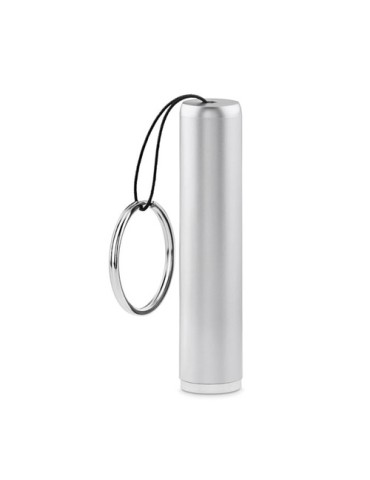 Lampe torche pratique en plastique - SANLIGHT Matières : ABS Couleurs : argenté marquage laser ultra précis