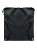 Sac Cordelette Éco-responsable en PET 190gr - SHOOPPET Matières : PET recyclé Couleurs : noir impression logo haute qualité