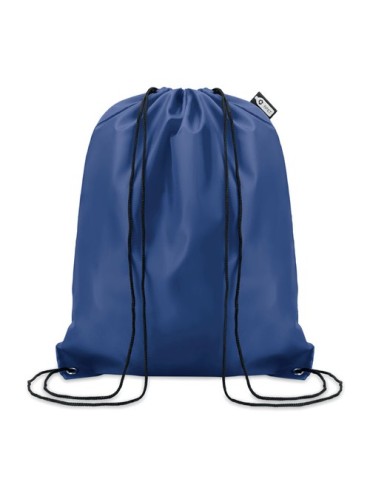 Sac Cordelette Éco-responsable en PET 190gr - SHOOPPET Matières : PET recyclé Couleurs : bleu accessoire événementiel unique