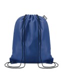 Sac Cordelette Éco-responsable en PET 190gr - SHOOPPET Matières : PET recyclé Couleurs : bleu accessoire événementiel unique