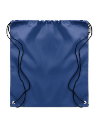 Sac Cordelette Éco-responsable en PET 190gr - SHOOPPET Matières : PET recyclé Couleurs : bleu marquage couleur éclatante