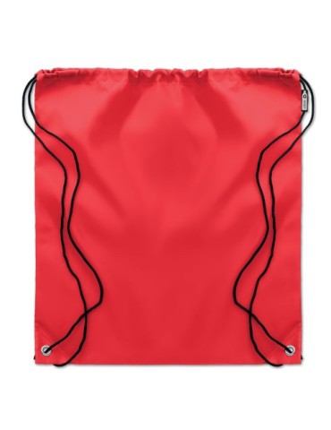Sac Cordelette Éco-responsable en PET 190gr - SHOOPPET Matières : PET recyclé Couleurs : rouge personnalisation sur mesure