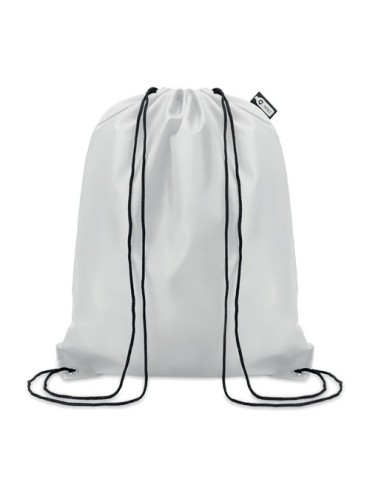 Sac Cordelette Éco-responsable en PET 190gr - SHOOPPET Matières : PET recyclé Couleurs : blanc goodies entreprise design