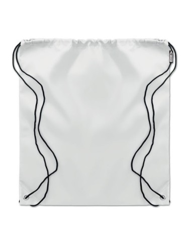 Sac Cordelette Éco-responsable en PET 190gr - SHOOPPET Matières : PET recyclé Couleurs : blanc cadeau entreprise pas cher