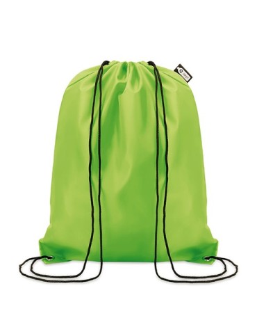Sac Cordelette Éco-responsable en PET 190gr - SHOOPPET Matières : PET recyclé Couleurs : vert citron livraison express 24h 48h