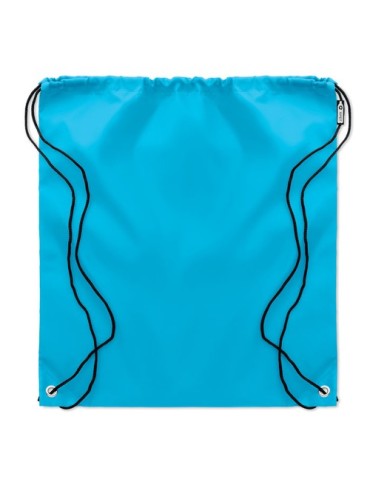 Sac Cordelette Éco-responsable en PET 190gr - SHOOPPET Matières : PET recyclé Couleurs : turquoise goodies personnalisé en stock