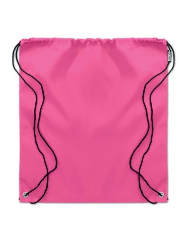 Sac Cordelette Éco-responsable en PET 190gr - SHOOPPET Matières : PET recyclé Couleurs : fuchsia objet publicitaire robuste