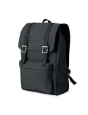 Sac à dos personnalisé en polyester 600D avec USB - RIGA Matières : PET Couleurs : noir marquage laser ultra précis