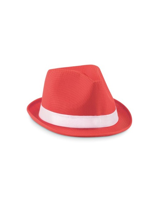 Chapeau polyester coloré personnalisé pas cher WOOGIE goodies publicitaire événementiel