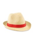 Chapeau de paille personnalisé pas cher BOOGIE goodies publicitaire événementiel