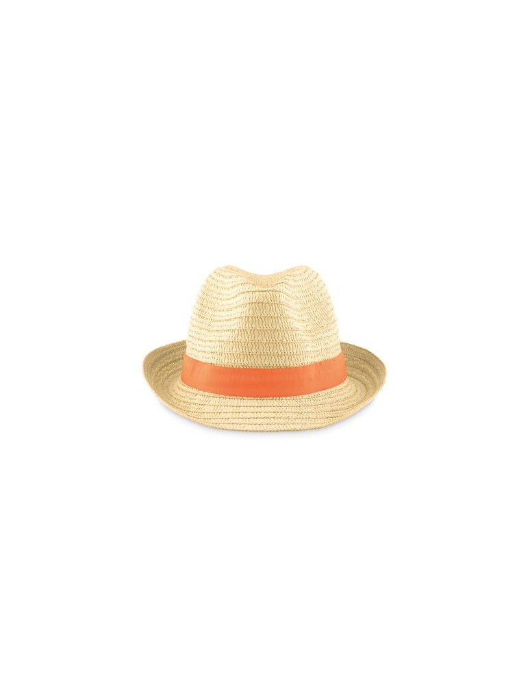 Chapeau de paille personnalisé pas cher BOOGIE personnalisable avec votre logo