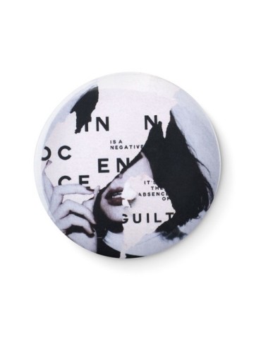 Pins Moyens Personnalisés en Papier pour Événements - PIN Matières : métal Couleurs : argenté mat cadeau entreprise pas cher