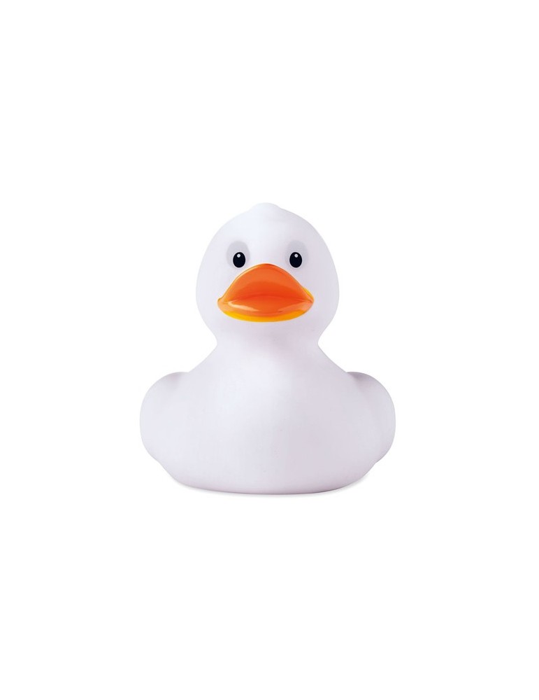 Jouet de Bain en PVC Personnalisé Canard DUCK Matières : PVC Couleurs : blanc cadeau entreprise pas cher