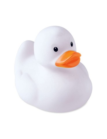 Jouet de Bain en PVC Personnalisé Canard DUCK Matières : PVC Couleurs : blanc marquage laser ultra précis
