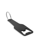 Porte-clés Décapsuleur en Aluminium Personnalisé - BOTELIA Matières : aluminium Couleurs : noir impression haute définition