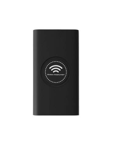 Chargeur sans fil personnalisé pratique 8000 mAh VIGOR Couleurs : noir cadeau entreprise pas cher