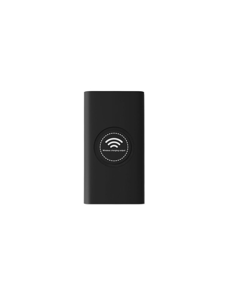 Chargeur sans fil personnalisé pratique 8000 mAh VIGOR Couleurs : noir cadeau entreprise pas cher