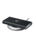 Chargeur sans fil personnalisé pratique 8000 mAh VIGOR Couleurs : noir goodies publicitaire événementiel