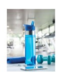 Gourde  en Tritan 650ml - SICILIA Matières : PET Couleurs : bleu transparent marquage laser ultra précis