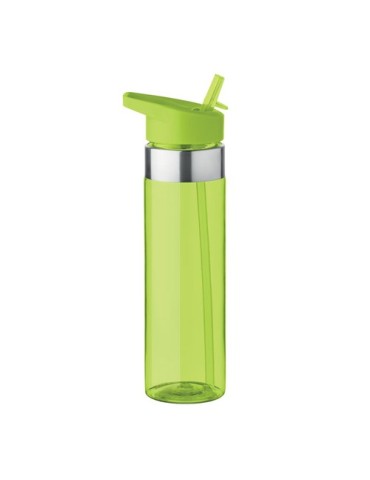 Gourde  en Tritan 650ml - SICILIA Matières : PET Couleurs : vert citron transparent cadeau entreprise pas cher