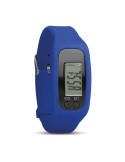 Bracelet podomètre personnalisé à suivi précis pas cher - BRATARA Matières : silicone Couleurs : bleu royal personnalisable avec