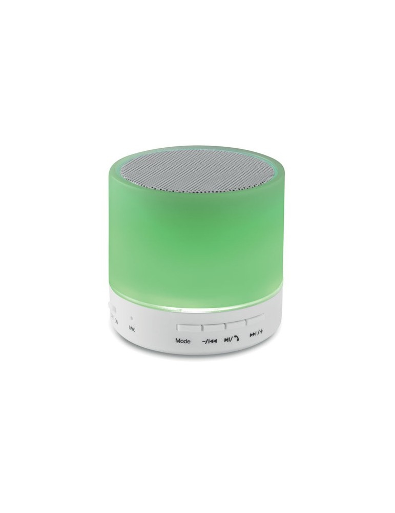 Haut-parleur Rond avec LED - Son et Style