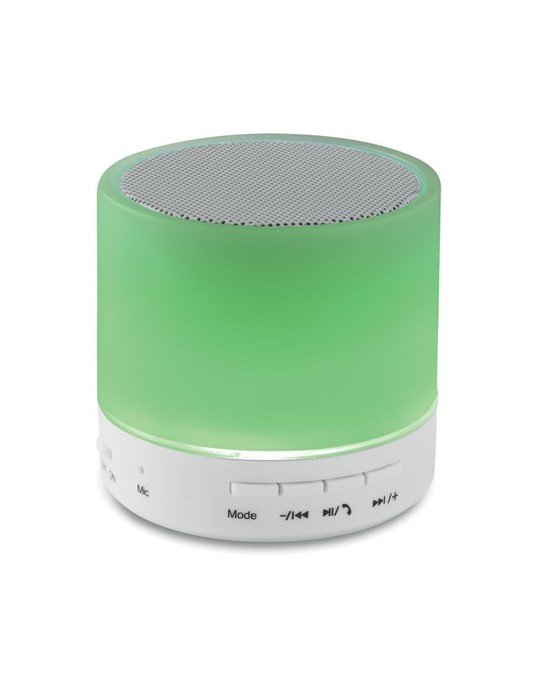 Haut-parleur Rond avec LED - Son et Style