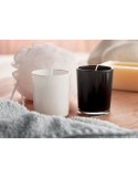 Bougie  dans un verre - SELIGHT Matières : verre Couleurs : noir cadeau entreprise pas cher