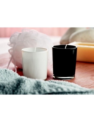 Bougie  dans un verre - SELIGHT Matières : verre Couleurs : blanc goodies publicitaire événementiel