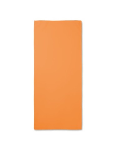 Serviette de sport absorbante TUKO Matières : PET Couleurs : orange marquage laser ultra précis
