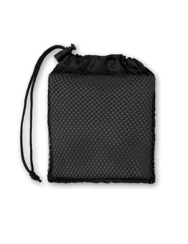 Serviette de sport absorbante TUKO Matières : PET Couleurs : noir personnalisable avec votre logo