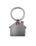 Porte-clés Publicitaire en forme de maison - IMBA Matières : acier inoxydable Couleurs : rouge livraison express 24h 48h