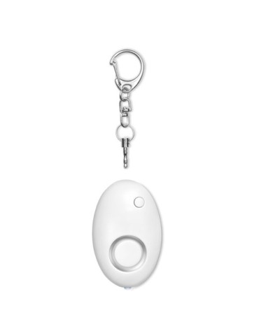 Mini alarme personnelle personnalisée ALARMY Matières : ABS Couleurs : blanc cadeau entreprise pas cher