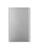 Powerbank ultra plat 4000 mAh personnalisé POWERFLAT Couleurs : argenté mat objet publicitaire robuste