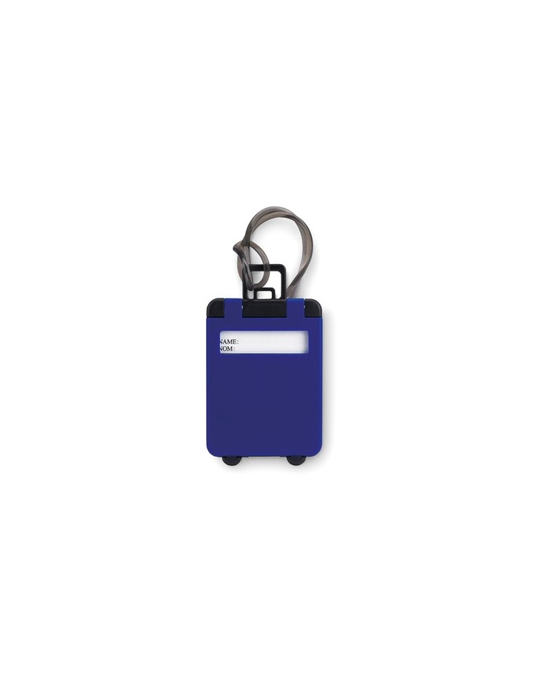 Étiquette de bagage personnalisée en plastique TRAVELLER