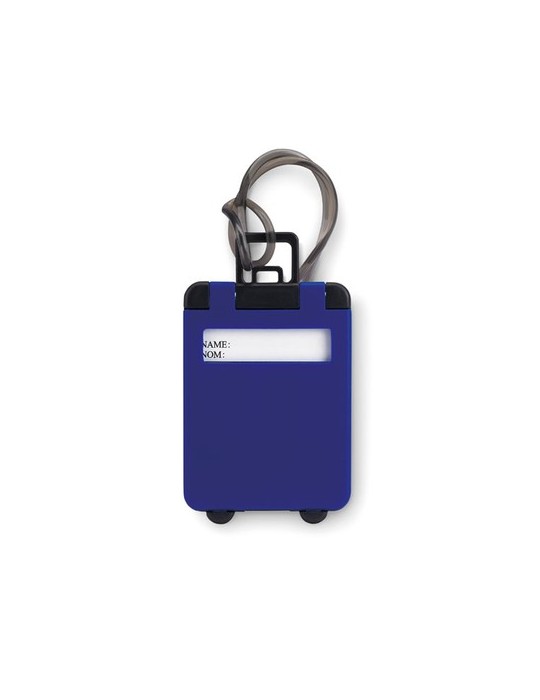 Étiquette de bagage personnalisée en plastique TRAVELLER