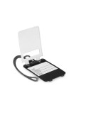 Étiquette de bagage personnalisée en plastique TRAVELLER marquage laser ultra précis