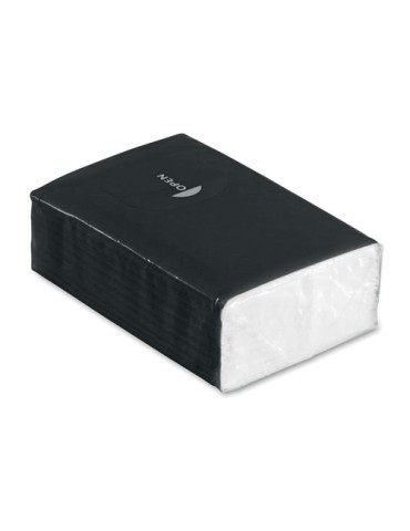 Mouchoirs mini pratiques et personnalisables - SNEEZIE Matières : papier Couleurs : noir cadeau entreprise pas cher