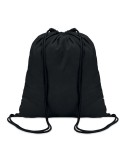 Sac à cordon en coton coloré personnalisé - Cadeau publicitaire Matières : coton Couleurs : noir accessoire événementiel unique