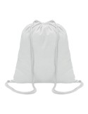 Sac à cordon en coton coloré personnalisé - Cadeau publicitaire Matières : coton Couleurs : blanc cadeau collaborateur premium