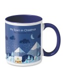 Mug Coloré Personnalisé Unique - Sublimcoly Matières : grès Couleurs : bleu marine cadeau entreprise pas cher
