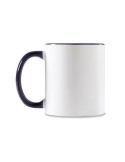 Mug Coloré Personnalisé Unique - Sublimcoly Matières : grès Couleurs : bleu marine personnalisation rapide en France