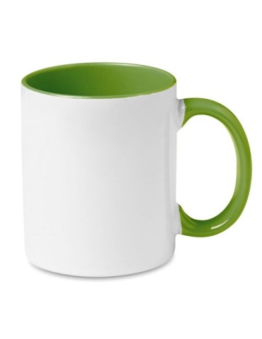 Mug Coloré Personnalisé Unique - Sublimcoly Matières : grès Couleurs : vert cadeau entreprise pas cher