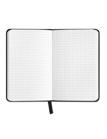 Carnet A5 Personnalisé Quadrillé - SQUARED Matières : papier Couleurs : noir goodies publicitaire événementiel