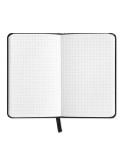Carnet A5 Personnalisé Quadrillé - SQUARED Matières : papier Couleurs : noir goodies publicitaire événementiel