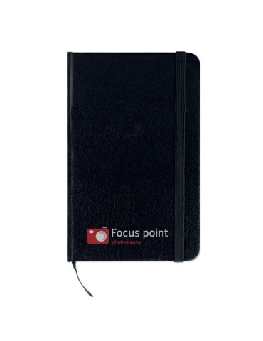Carnet A5 Personnalisé Quadrillé - SQUARED Matières : papier Couleurs : noir marquage laser ultra précis