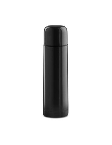 Bouteille isotherme personnalisée double paroi 500ml - CHAN Matières : acier inoxydable Couleurs : noir accessoire événementiel 